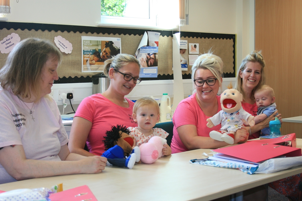 Breast feeding support group