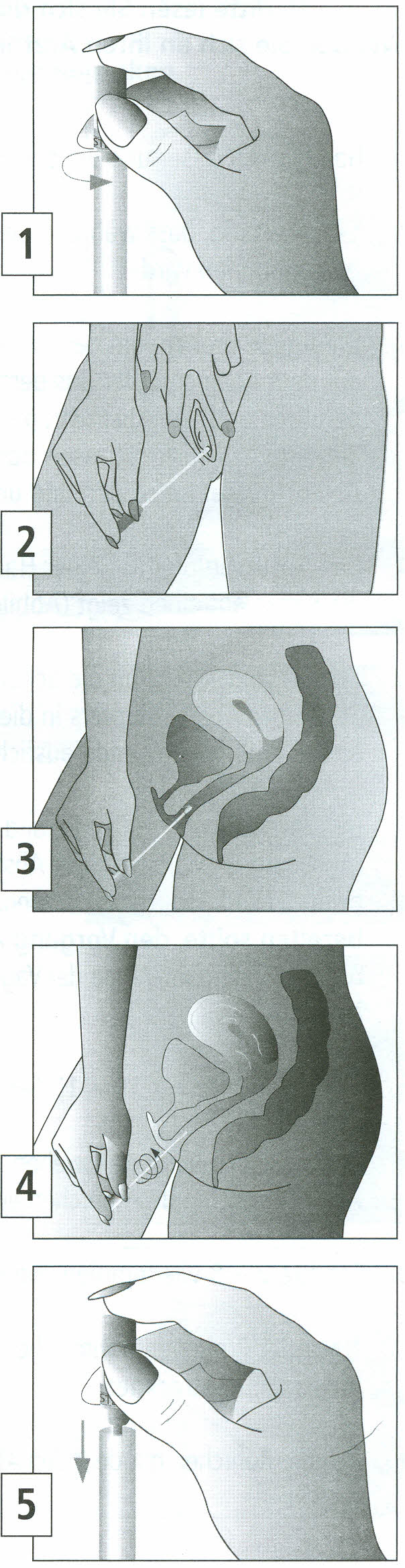 Instructions for self-collection of vaginal swabs