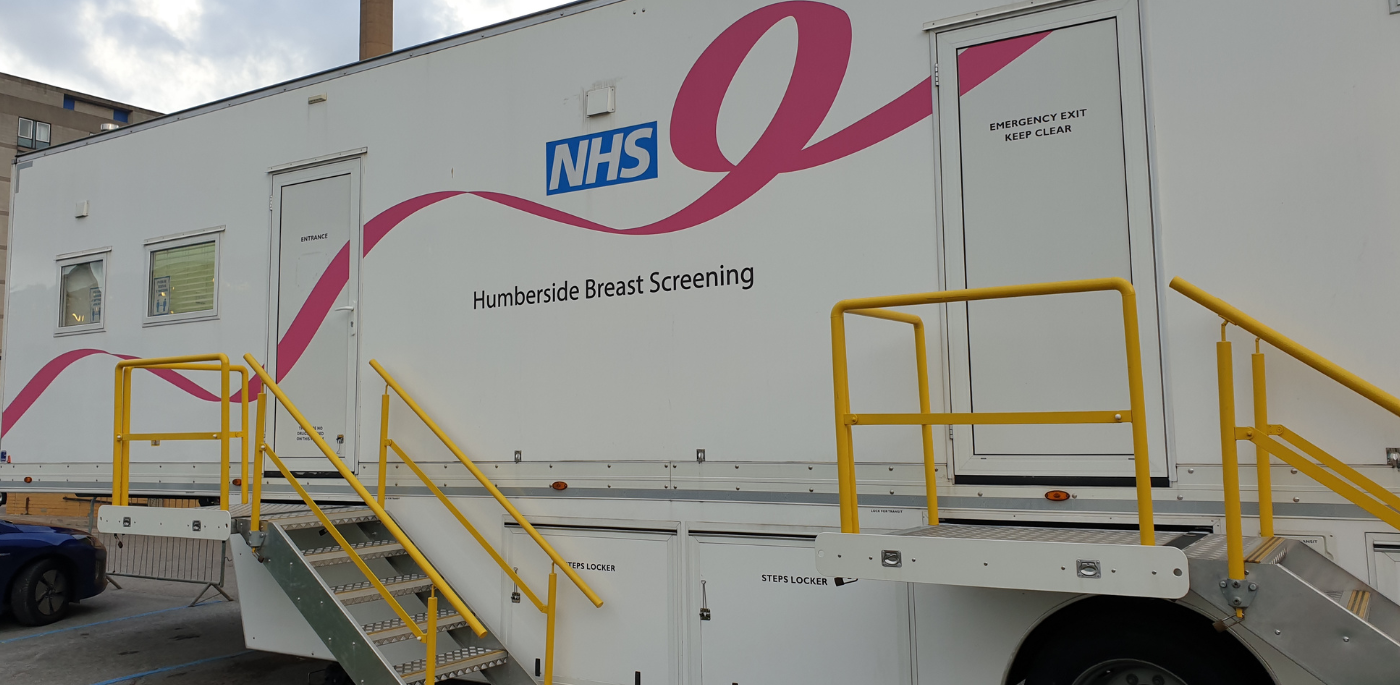 Mobile breast screening unit