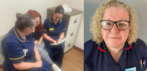 Louise French, Learning Disability Liaison Nurse, and Charlie Tindall, Dementia Clinical Nurse Specialist, who both work at Grimsby hospital, and Jackie Fenwick, Lead Nurse for Vulnerabilities across the NHS Humber Health Partnership