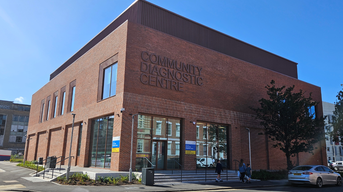 Exterior picture of the Hull Community Diagnostic Centre