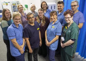 Clinical staff in a hospital