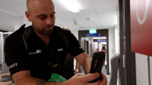 Security Supervisor Tristan Kenny