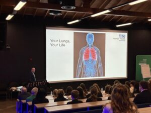 Professor Crooks begins his Christmas Lecture