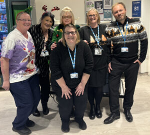 Members of the HUTH patient meals team