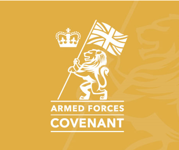 The logo of the Gold Armed Forces Covenant award